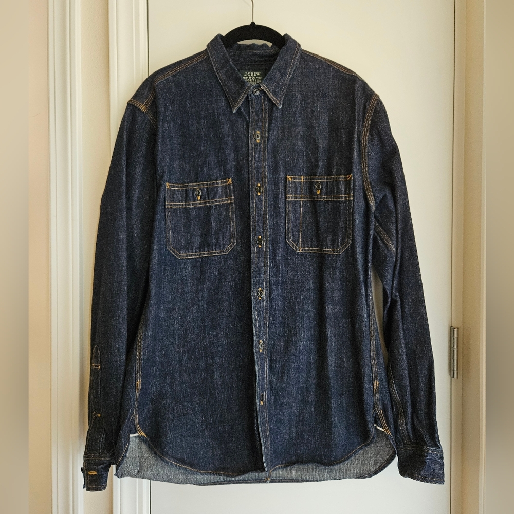 J.Crew Trade & Co. Mark Sporting Goods Denim Shirt